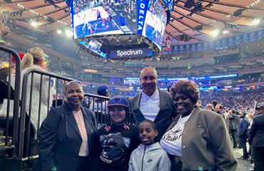 Kids at Garden with  John Starks