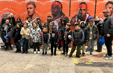 Kids at the game